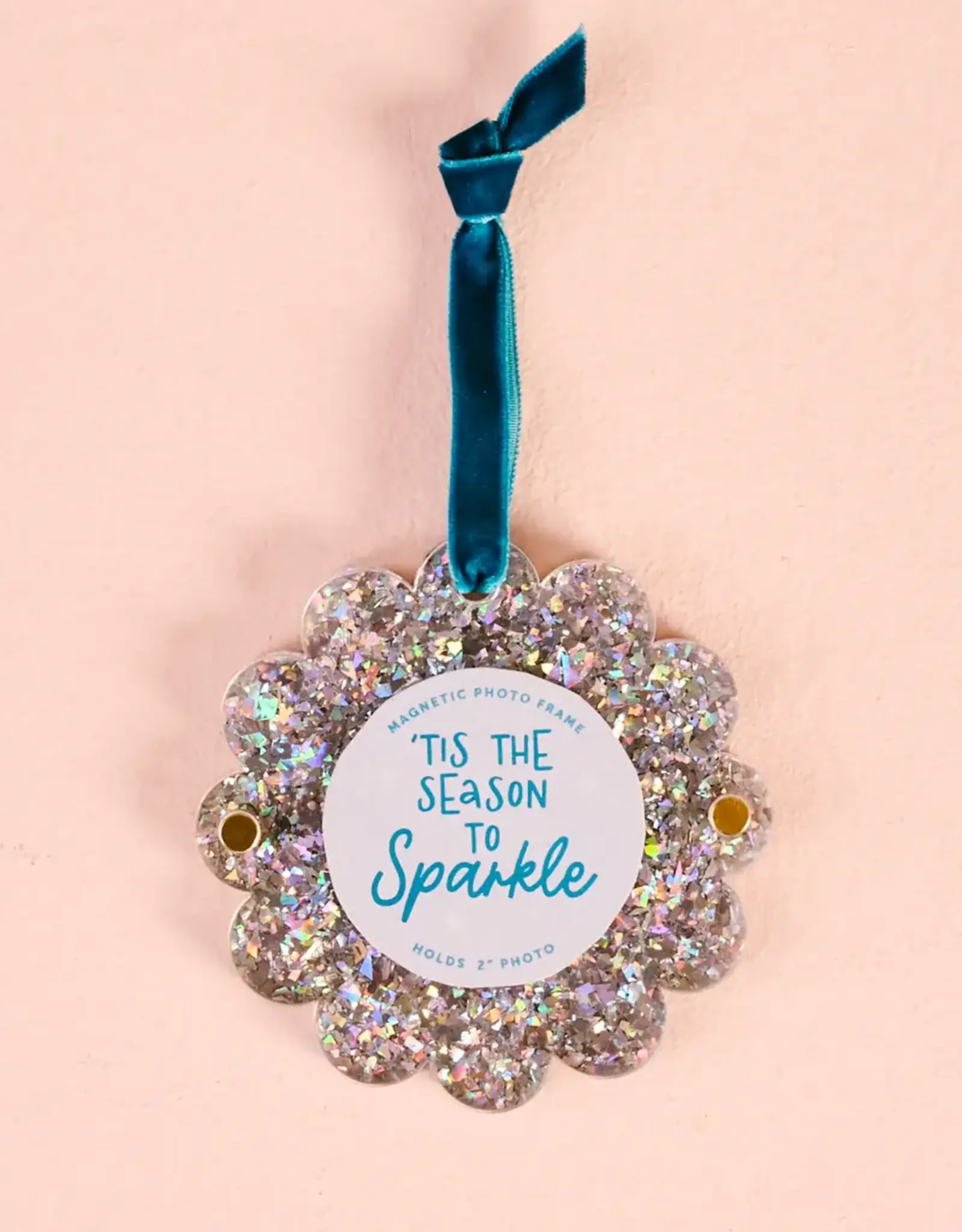 The Darling Effect APF Ornament-Silver Glitter