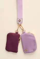 The Darling Effect Dynamic Duo Pouch Wristlet-Lilac