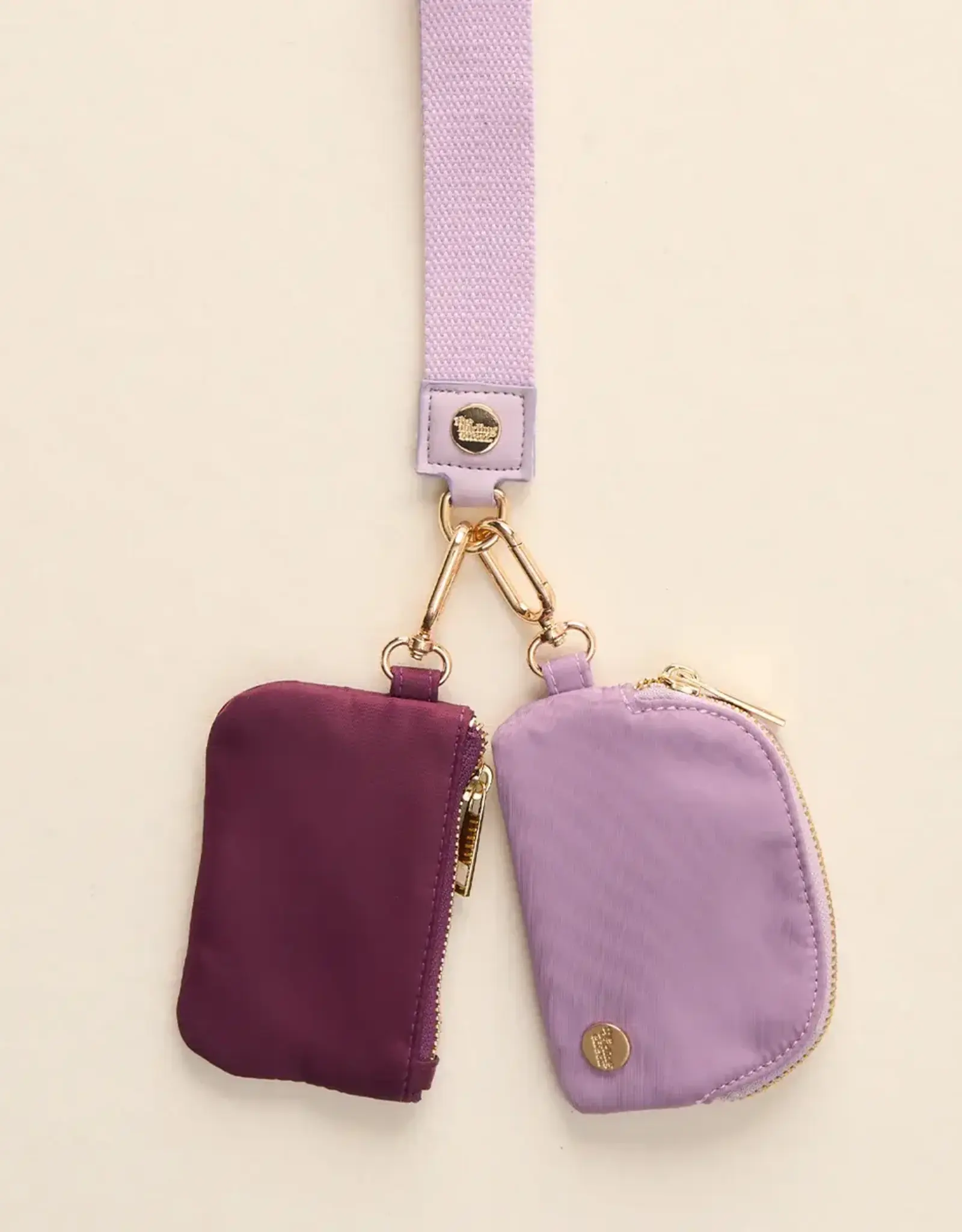 The Darling Effect Dynamic Duo Pouch Wristlet-Lilac