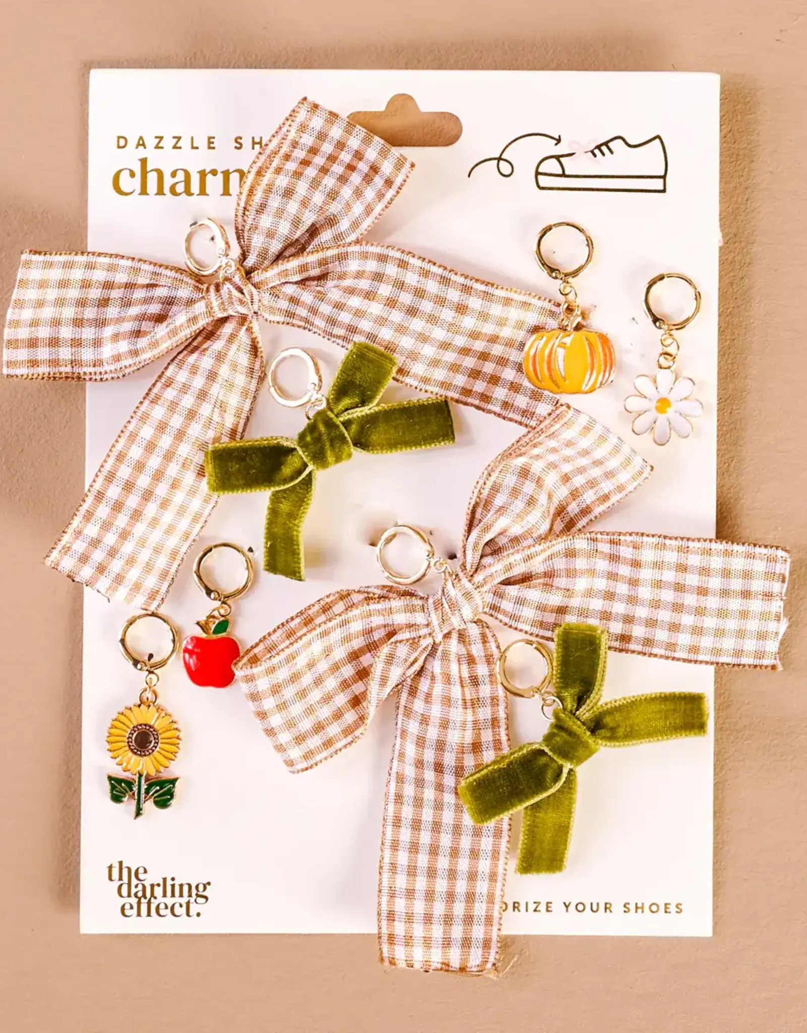 The Darling Effect Dazzle Shoe Charm Pack-Hayride Honey