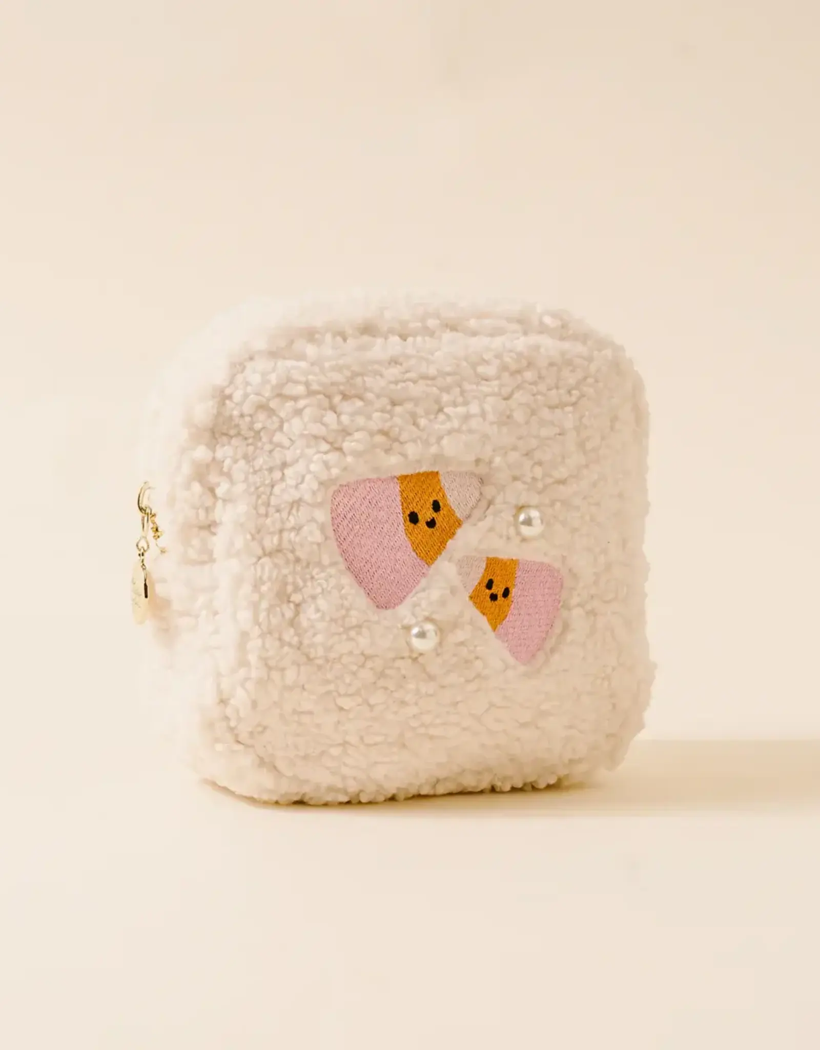 The Darling Effect Teddy Pouch-Square Candy Corn Cuties