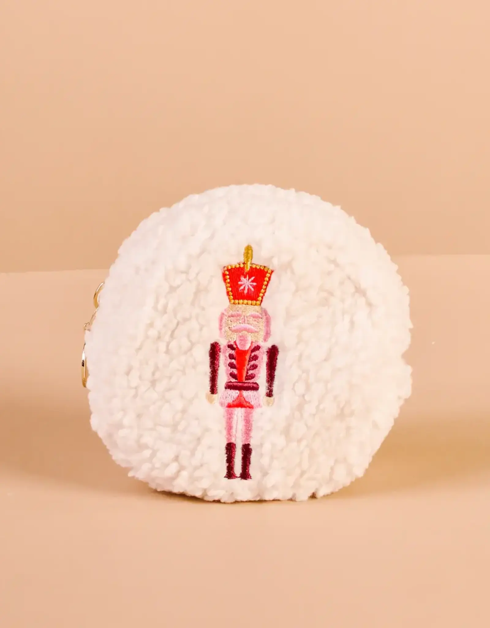 The Darling Effect Circle Teddy Pouch-Nutcracker