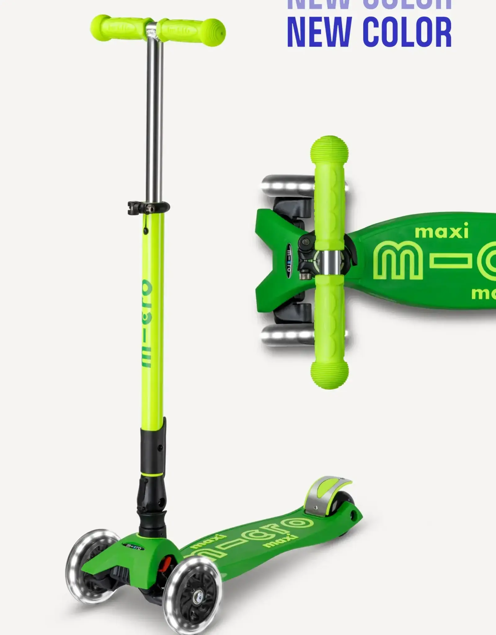 Micro Micro Maxi Folding LED: Neon Parrot Green