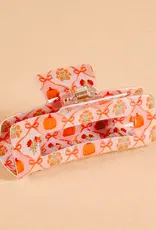 The Darling Effect Claw Clip-Patchwork Pumpkins