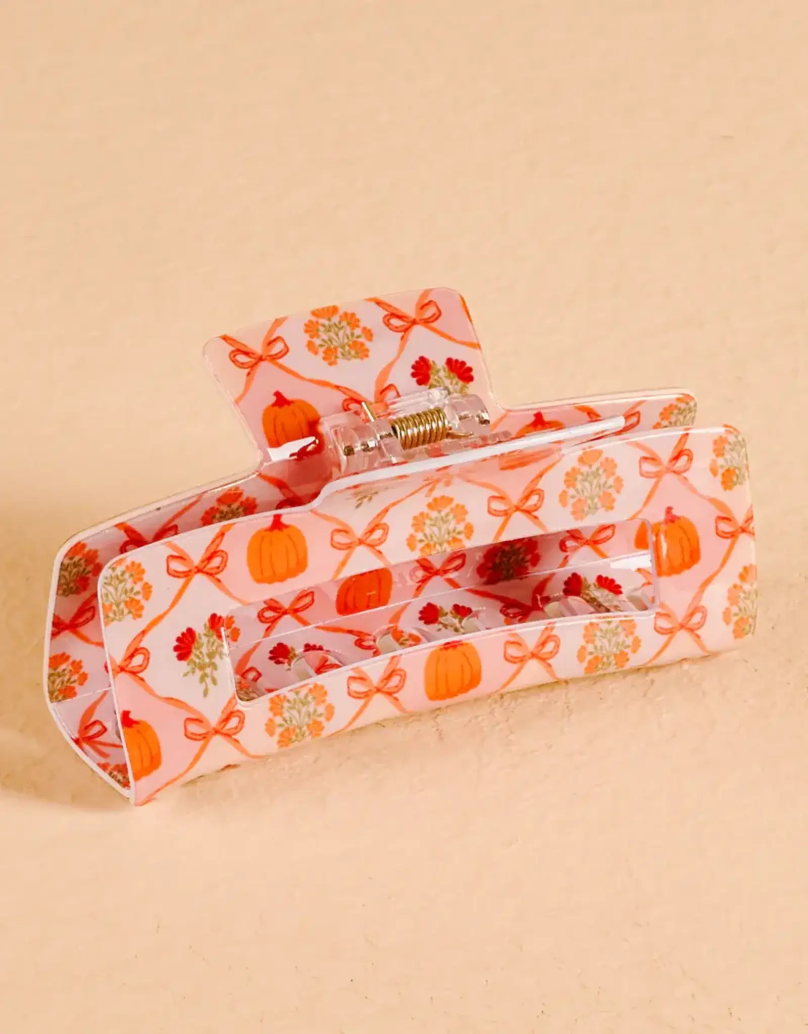 The Darling Effect Claw Clip-Patchwork Pumpkins