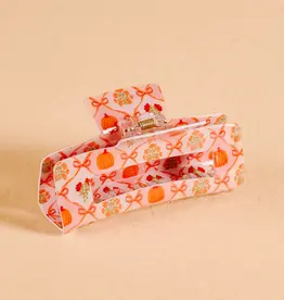 The Darling Effect Claw Clip-Patchwork Pumpkins