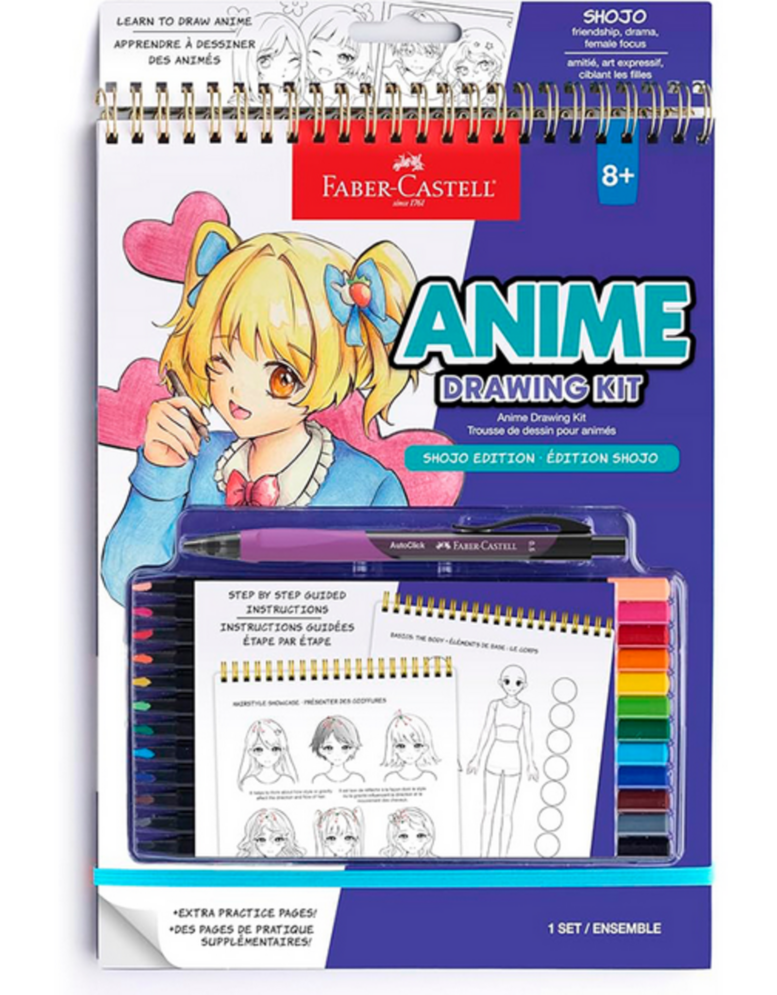 Faber-Castell Anime Drawing Kit Shojo Edition