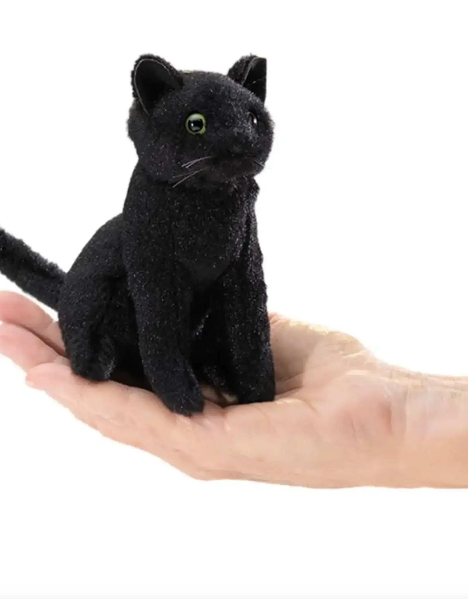 Folkmanis Finger Puppet: Black Cat