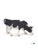 Papo PAPO: Black and White Grazing Cow