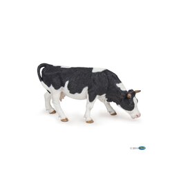 Papo PAPO: Black and White Grazing Cow