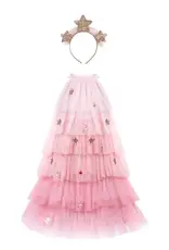 Creative Education Christmas Tree Dress & Headpiece,  Blush, 3-4