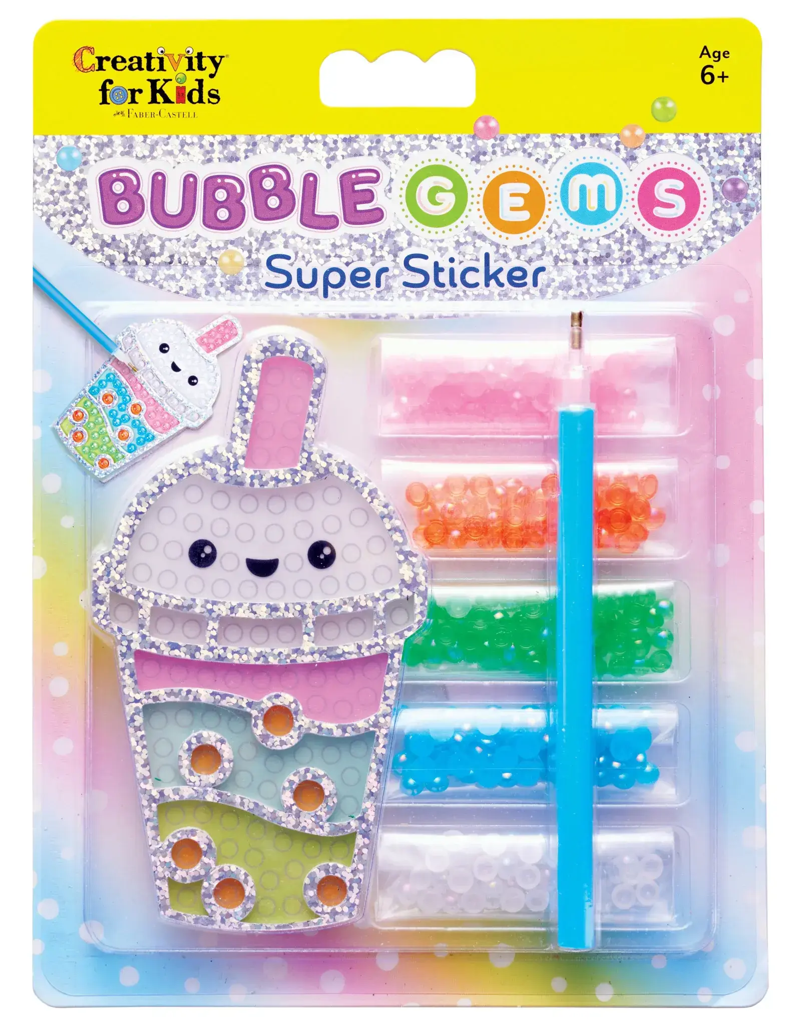 Faber-Castell Bubble Gems: Super Sticker Bubble Tea