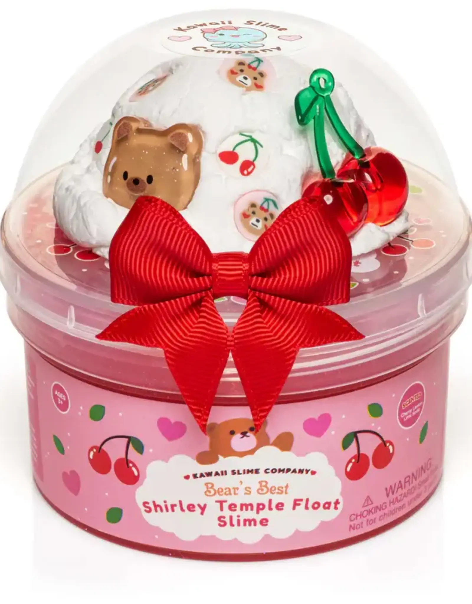 Kawaii Slime Company Bears Best Shirley Temple Float 2 Slimes In 1 Signature Dome™