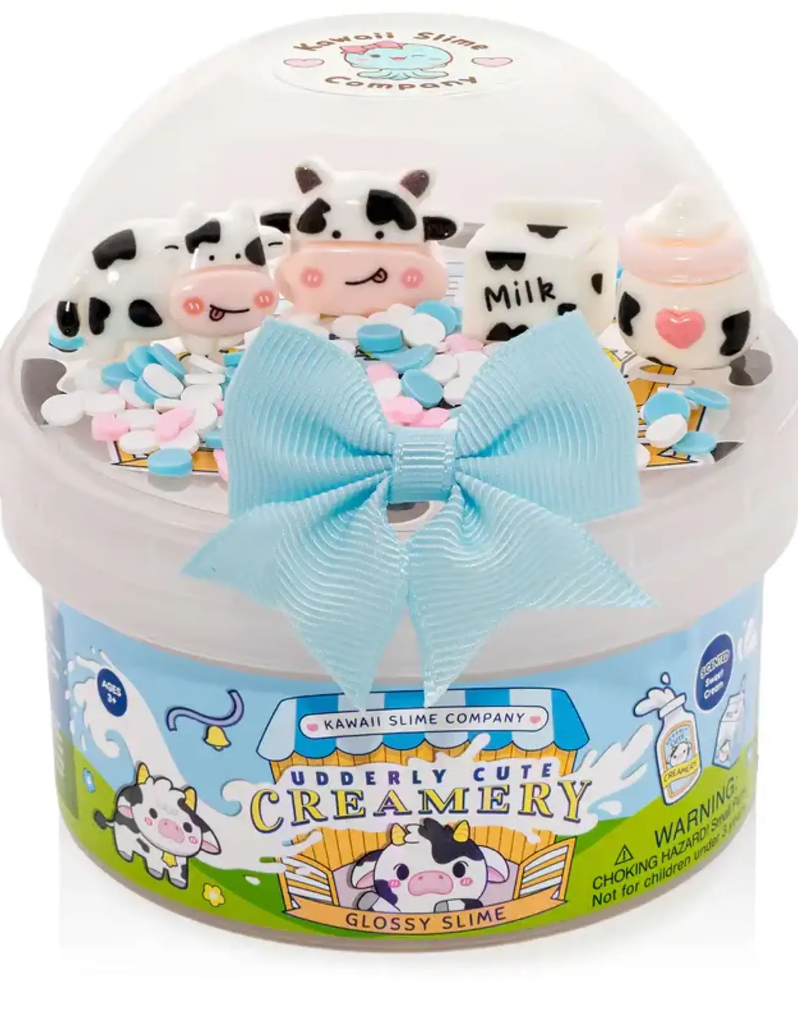 Kawaii Slime Company Udderly Cute Creamery Glossy Signature Dome™ Slime