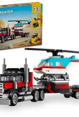 Lego LEGO Flatbed Truck with Helicopter