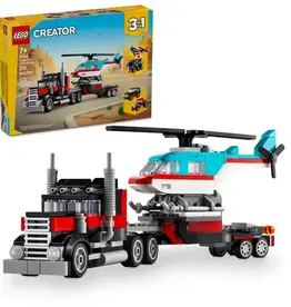 Lego LEGO Flatbed Truck with Helicopter