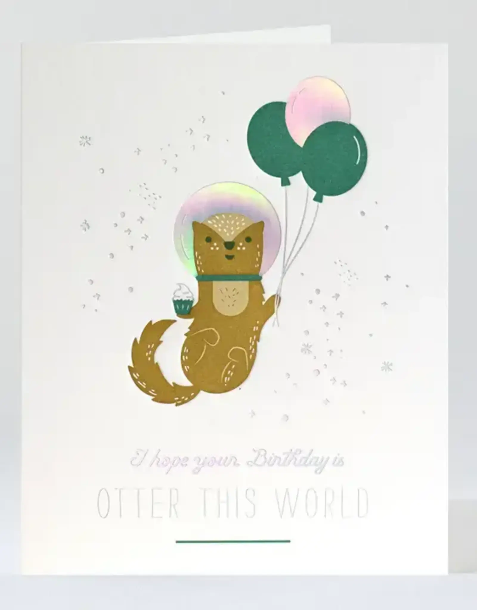 Elum Card: Birthday Otter This World