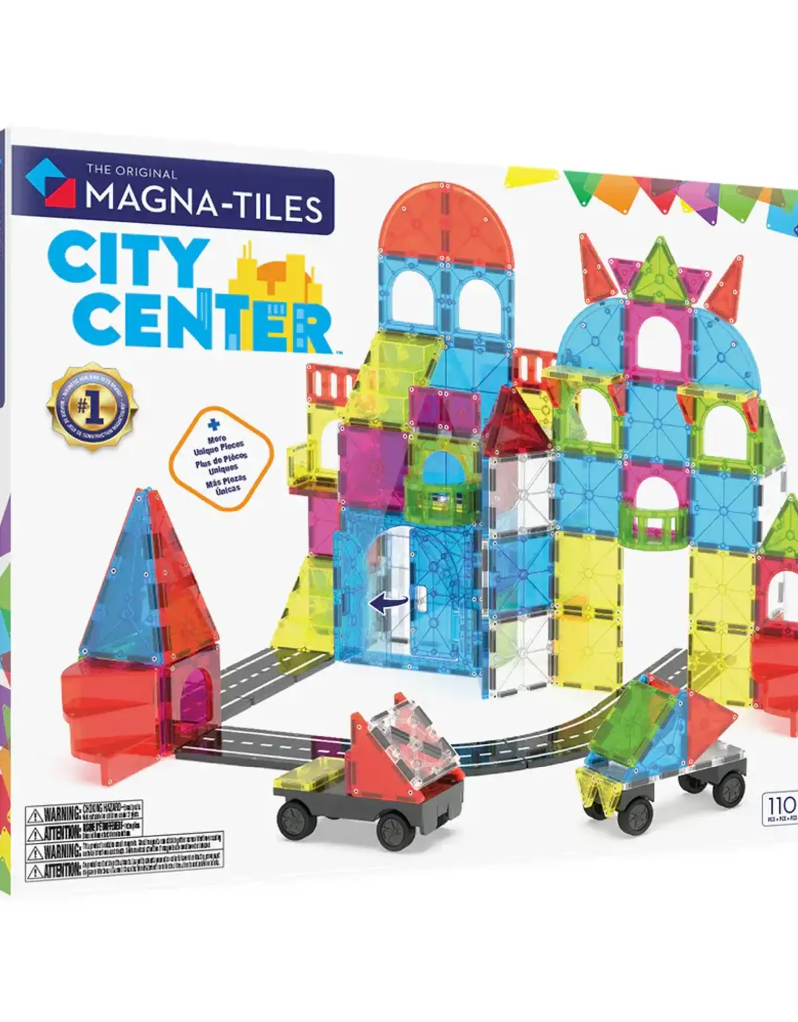 Magna-Tiles Magna-Tiles: City Center, 110pcs