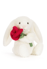Jellycat Cream Bunny with Rose