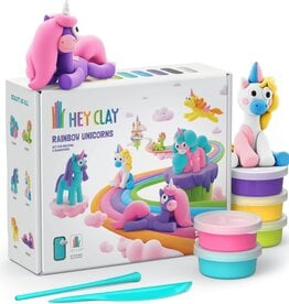 Fat Brain Toy Co Hey Clay Rainbow Unicorns - NEW