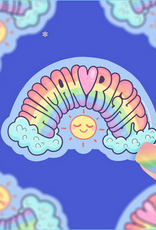 Turtle Soup Vinyl Sticker: Human Rights