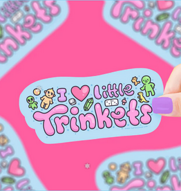 Turtle Soup Vinyl Sticker: I Heart Little Trinkets