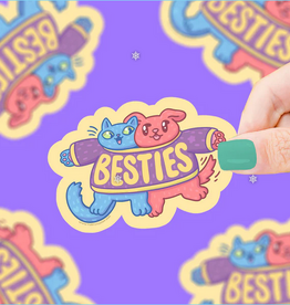 Turtle Soup Vinyl Sticker: Besties