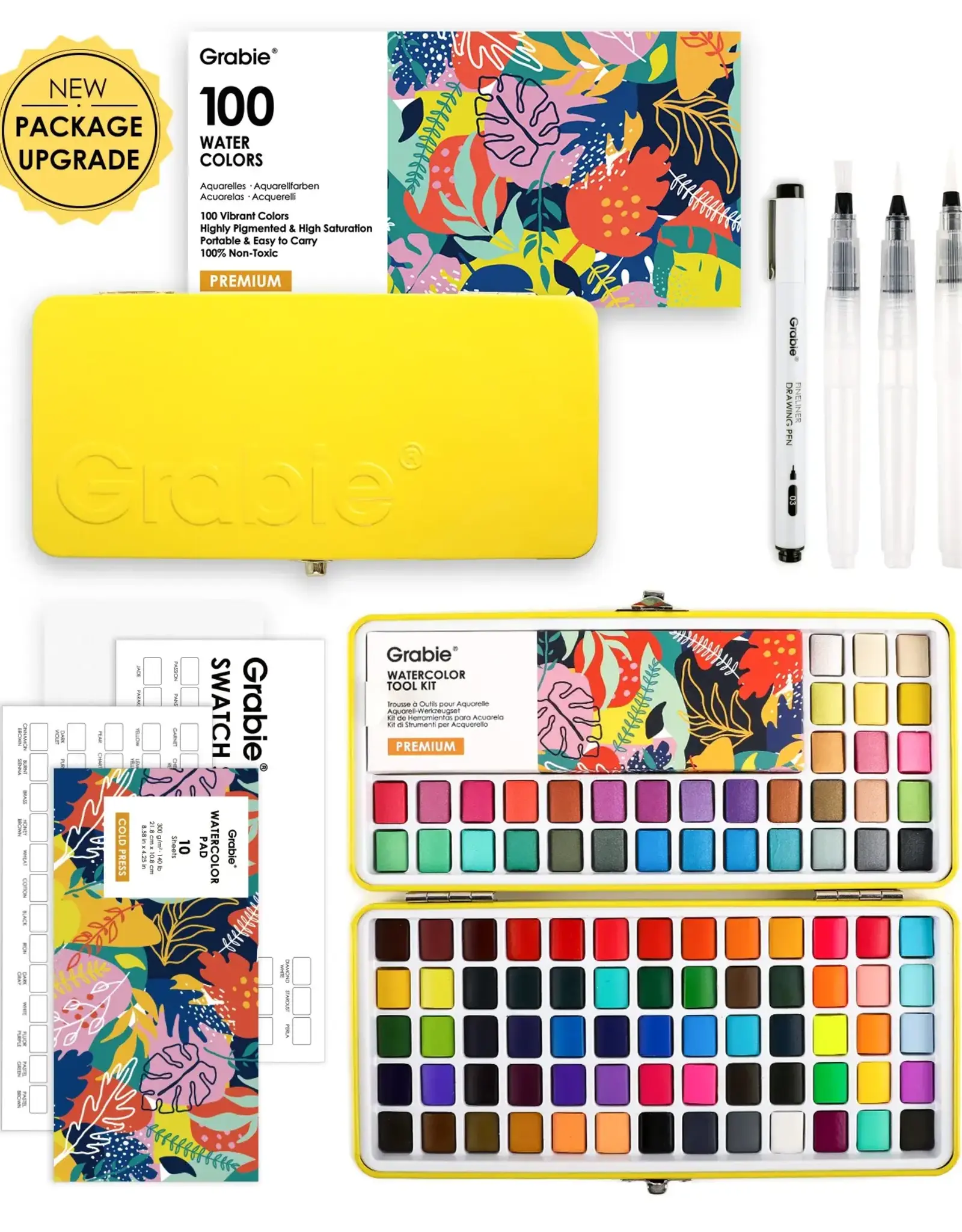 Grabie All-in-One Premium WatercolorSet of 100