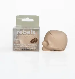 Rebels Refinery Cream Skull Lip Balm: Espresso