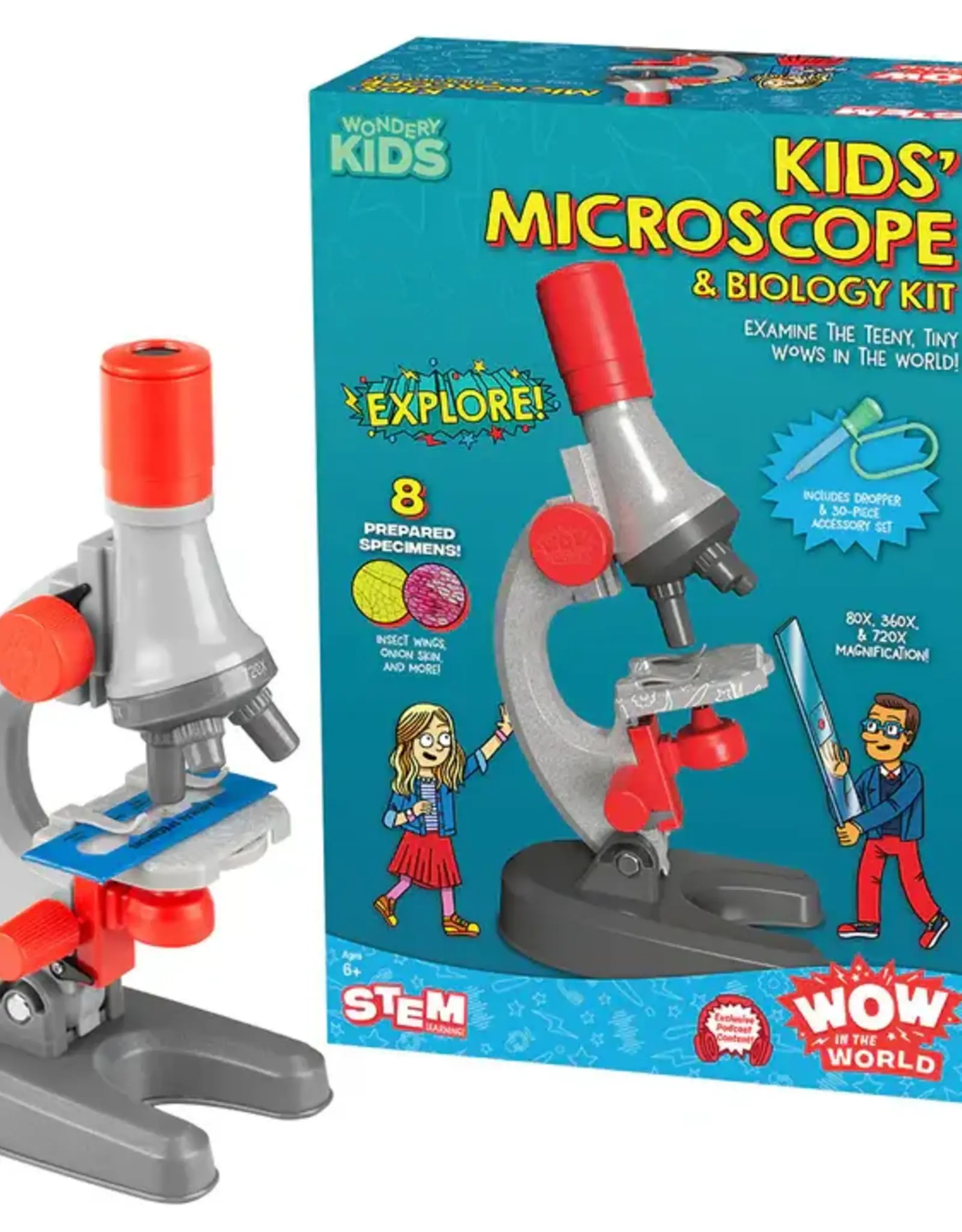 Thames & Kosmos Wow in the World: Kids' Microscope &  Biology Kit