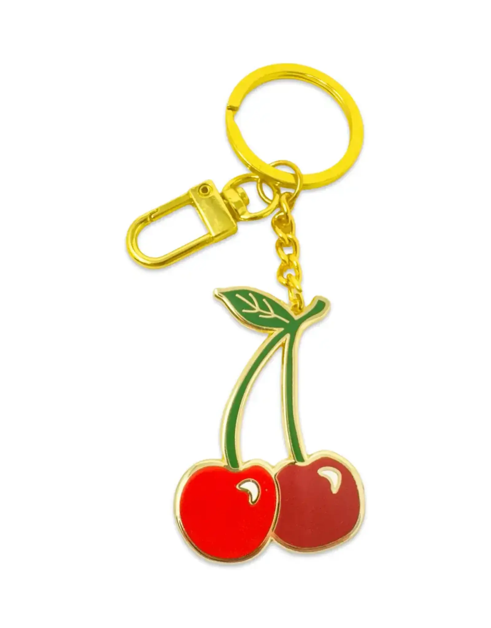 Jenny Lemons Enamel Keychain: Cherries