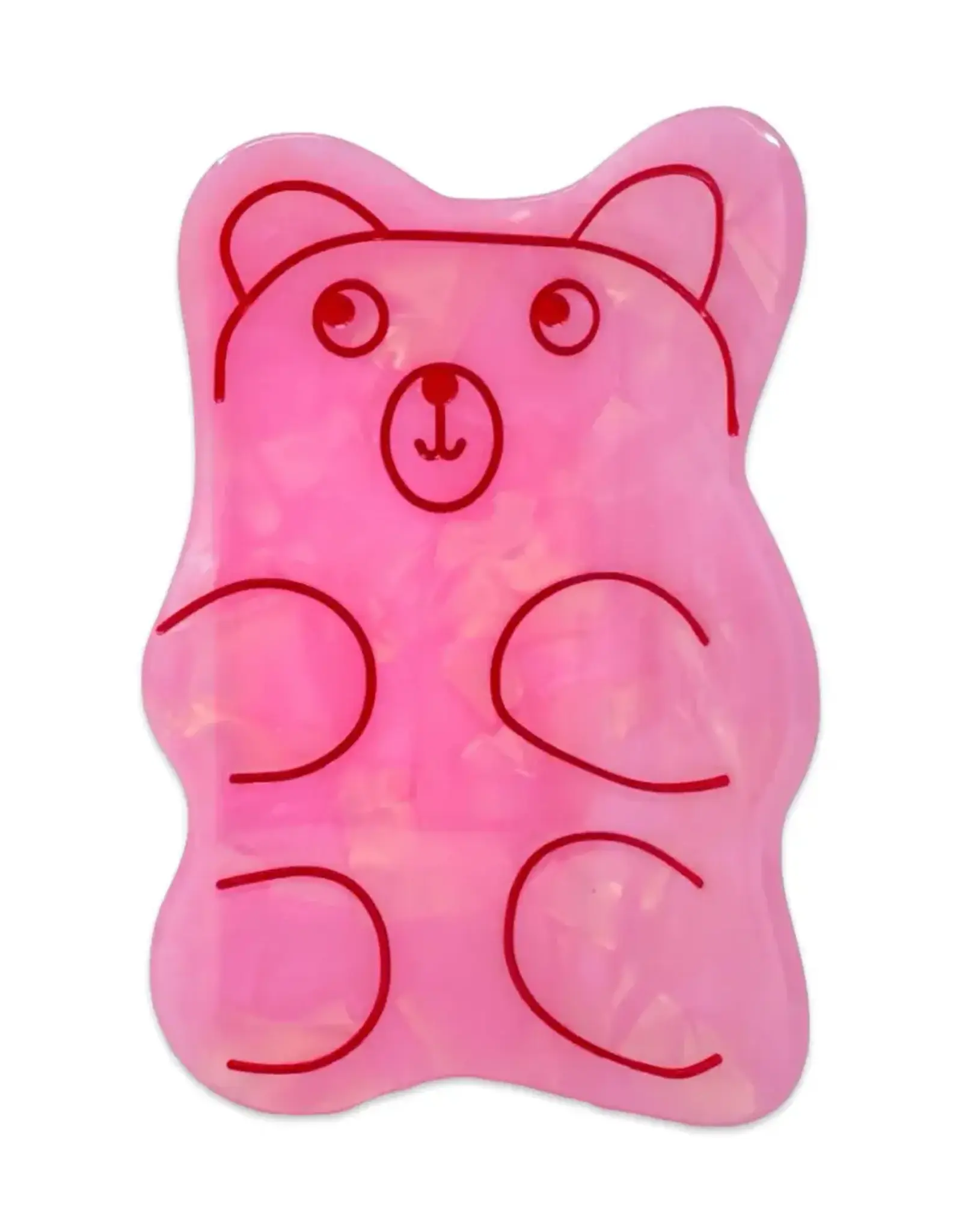 Jenny Lemons Large Hair Claw Clip: Pink Gummy Bear