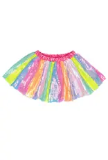 Creative Education Stripy Sequins Skirt, Size 4-6