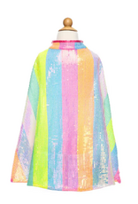 Creative Education Stripy Sequins Cape, Size 4-6