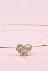 Creative Education Boutique Rhinestone Heart Handband