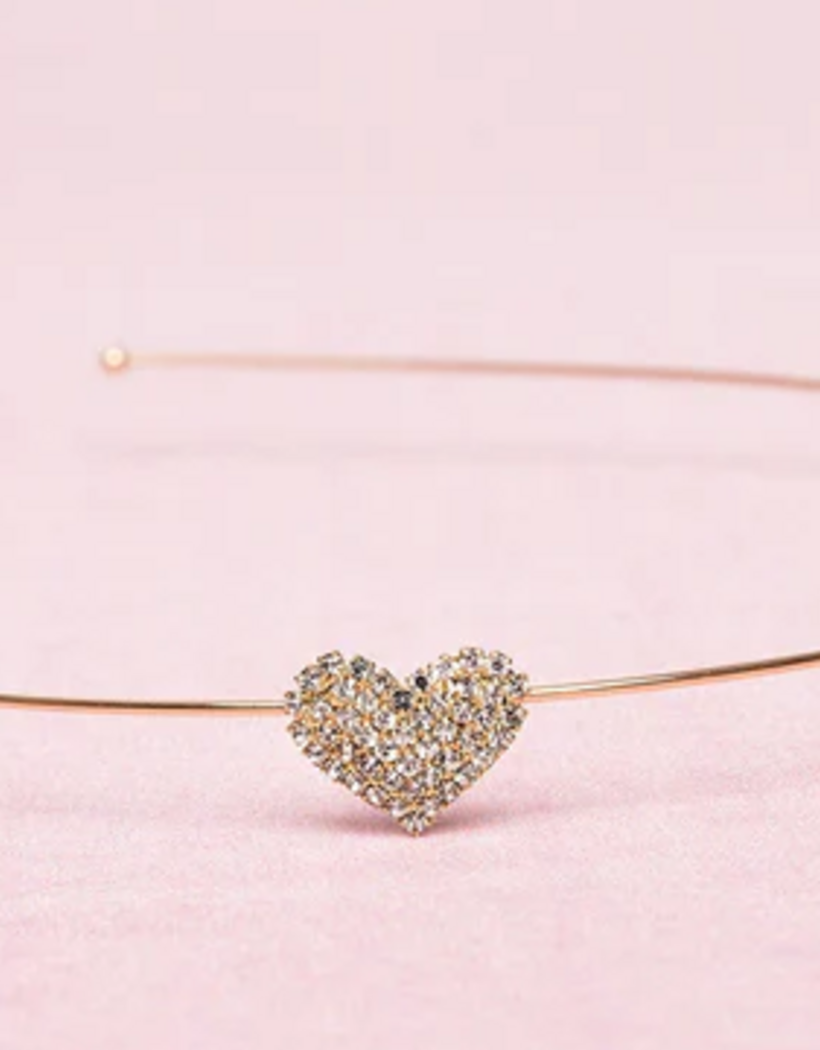 Creative Education Boutique Rhinestone Heart Handband