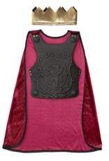 Creative Education Legendary Knight Cape, Chest Plate  & Crown