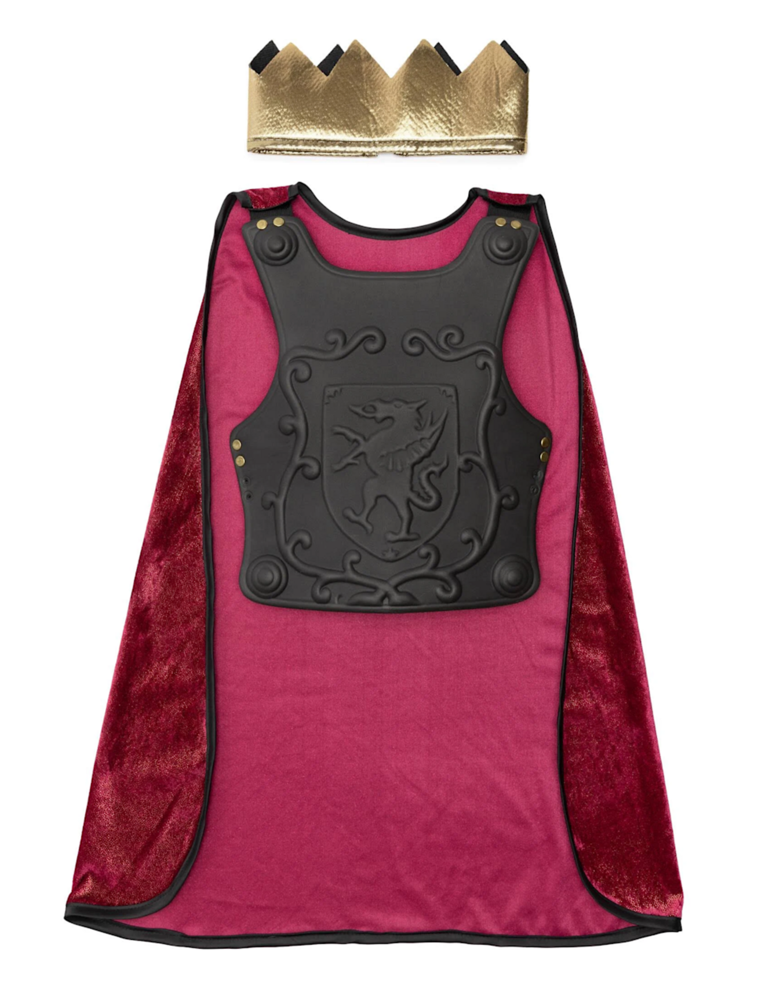 Creative Education Legendary Knight Cape, Chest Plate  & Crown