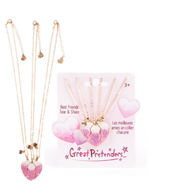 Creative Education Besties Era Tear and Share Necklaces, 3pc