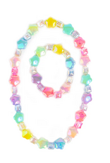 Creative Education Wish Upon a Rainbow Star Necklace &  Bracelet Set,
