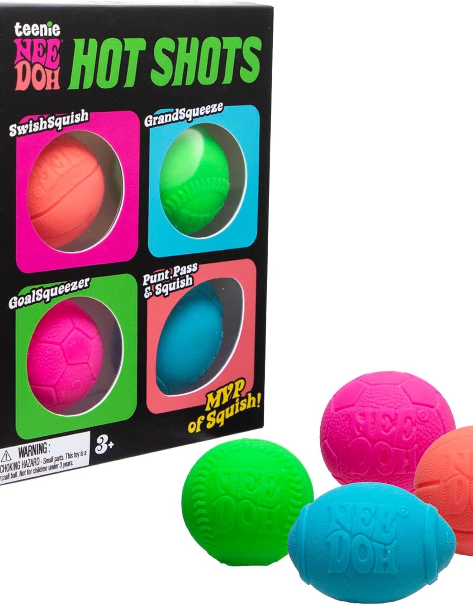 Schylling NeeDoh: Hot Shots Teenie Needoh Multipack