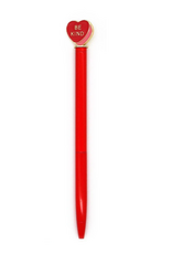 Snifty Heart Enamel Charm Pen: Red