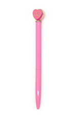 Snifty Heart Enamel Charm Pen: Pink