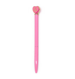 Snifty Heart Enamel Charm Pen: Pink