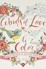 Harper Collins Words of Love to Color