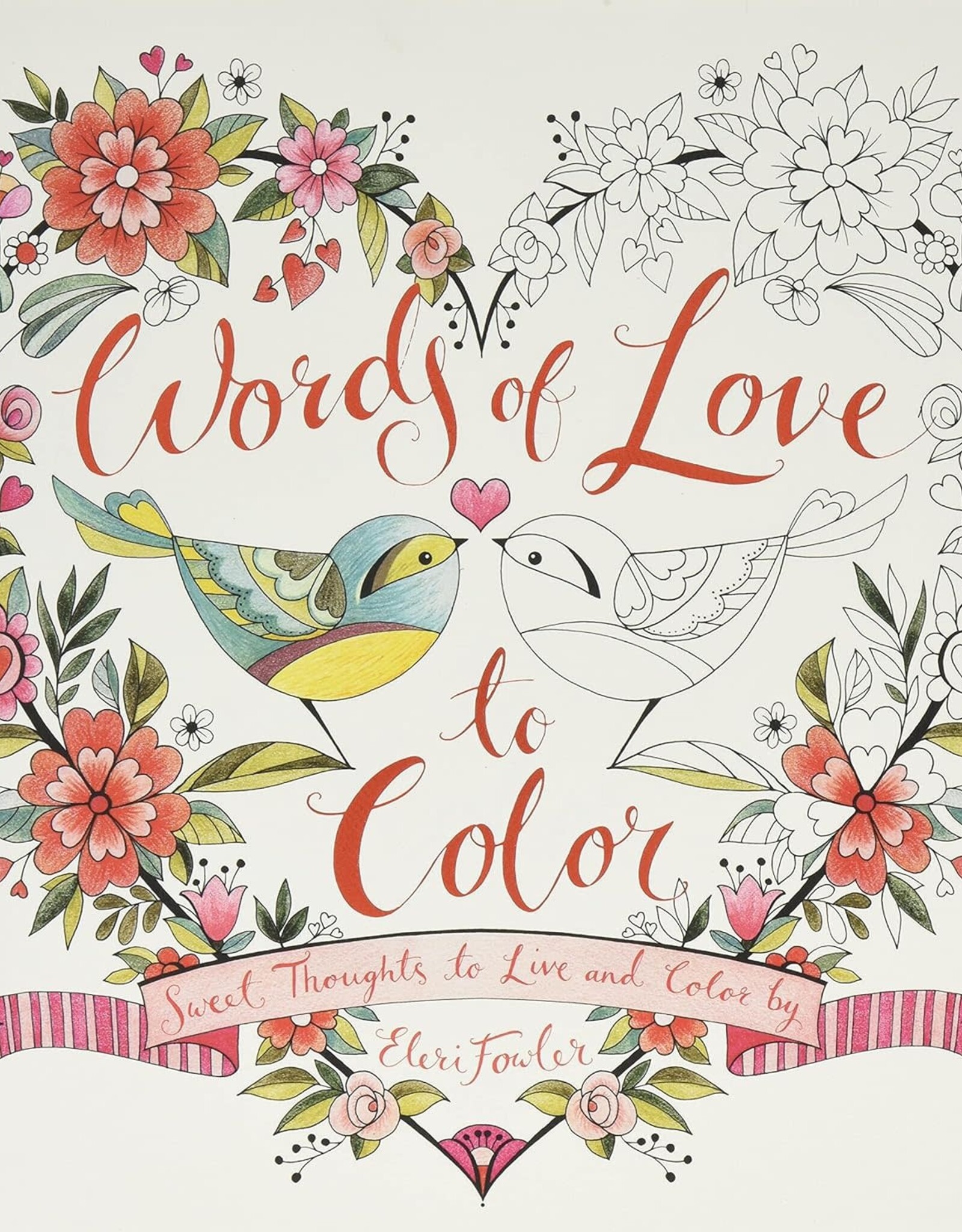 Harper Collins Words of Love to Color