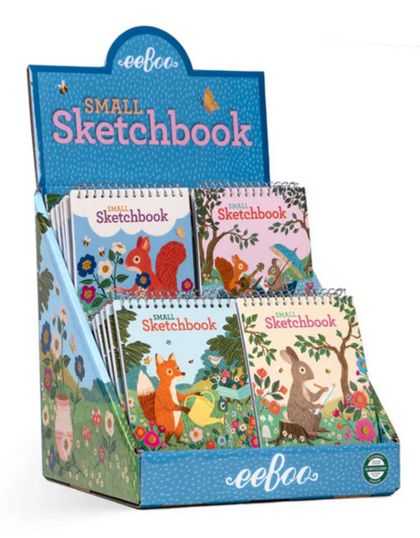 eeBoo Victoria's Garden Small Sketchbooks