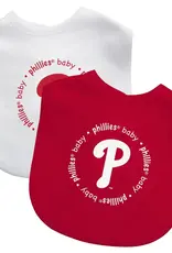 Masterpieces Puzzles Bib 2 Pack: Philadelphia Phillies