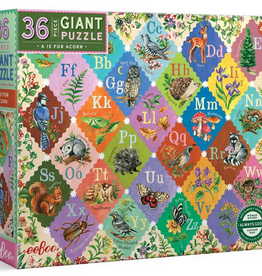 eeBoo 36pc Puzzle: A is for Acorn