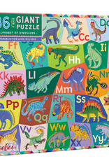 eeBoo 36pc Puzzle: Alphabet of Dinosaurs
